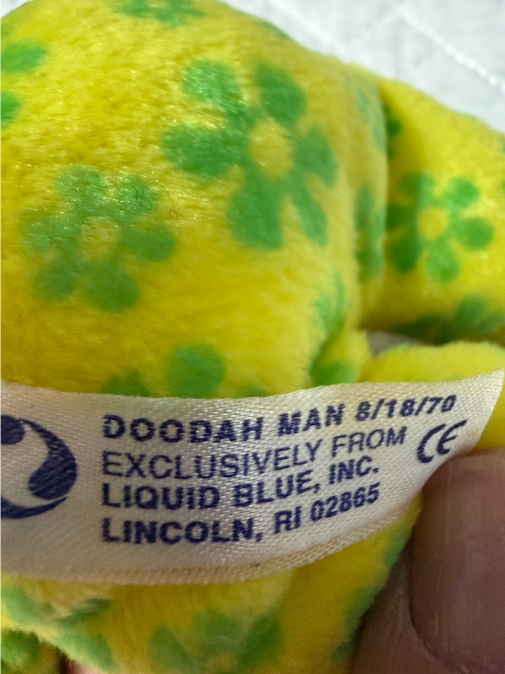 Grateful Dead 7” Plush Beanie Bear Retired Doodah Man NWT Great Condition - Picture 5 of 7